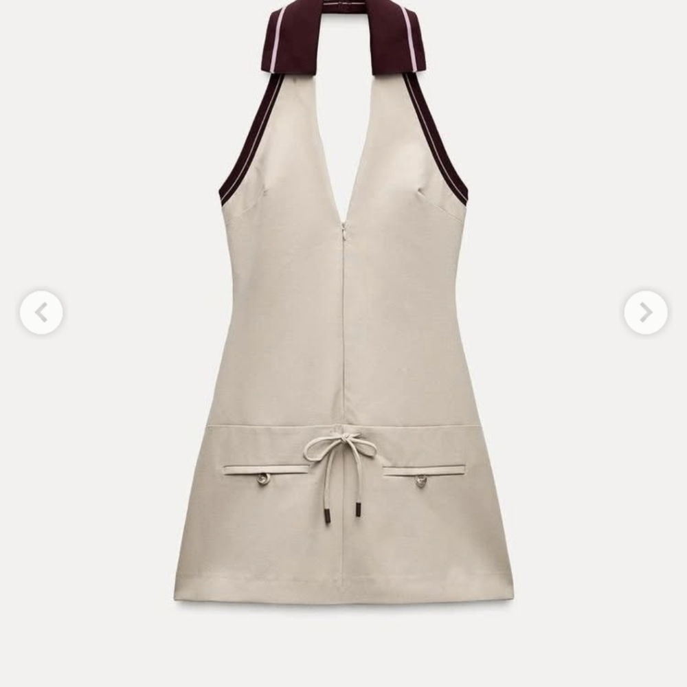 Zara Haltertop Mini Dress